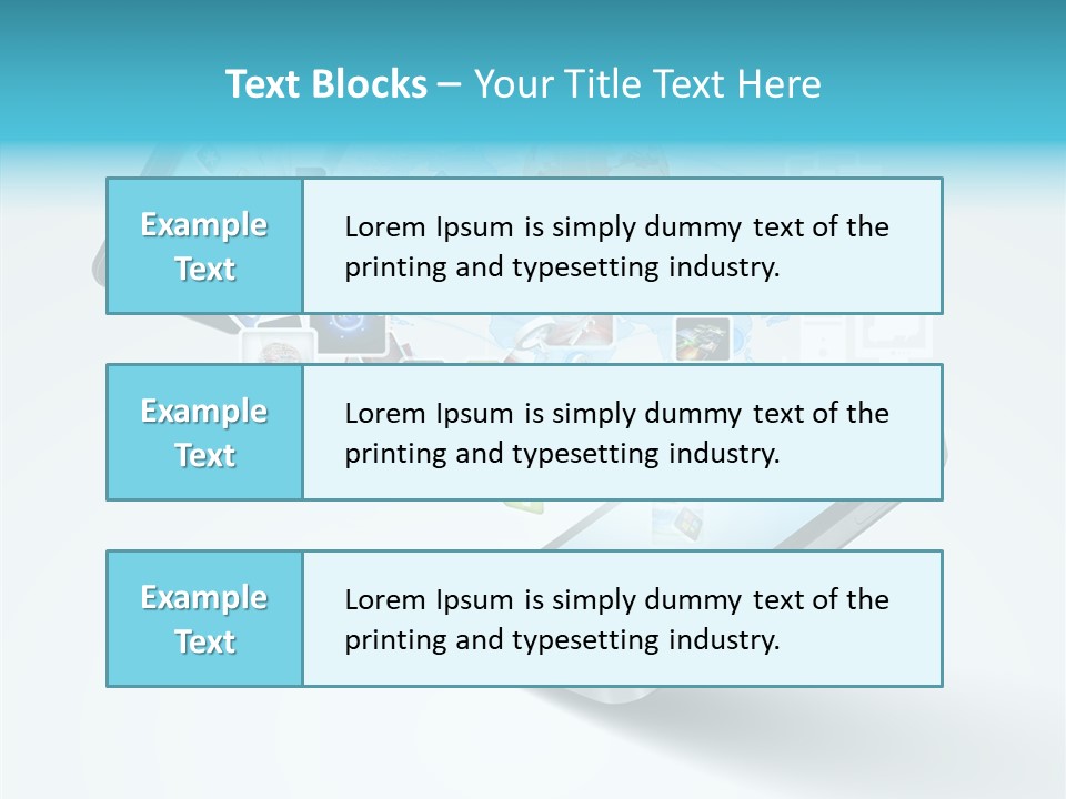 Global Cellphone Email PowerPoint Template