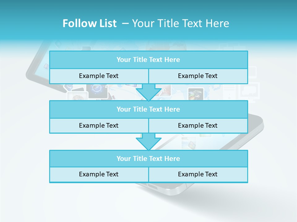 Global Cellphone Email PowerPoint Template