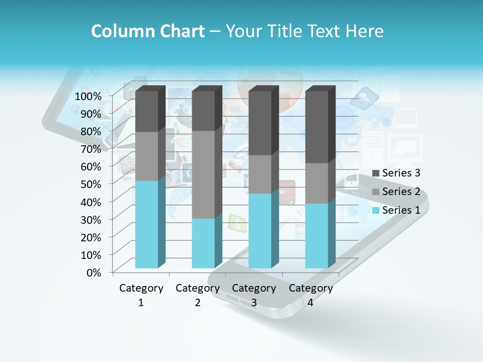 Global Cellphone Email PowerPoint Template