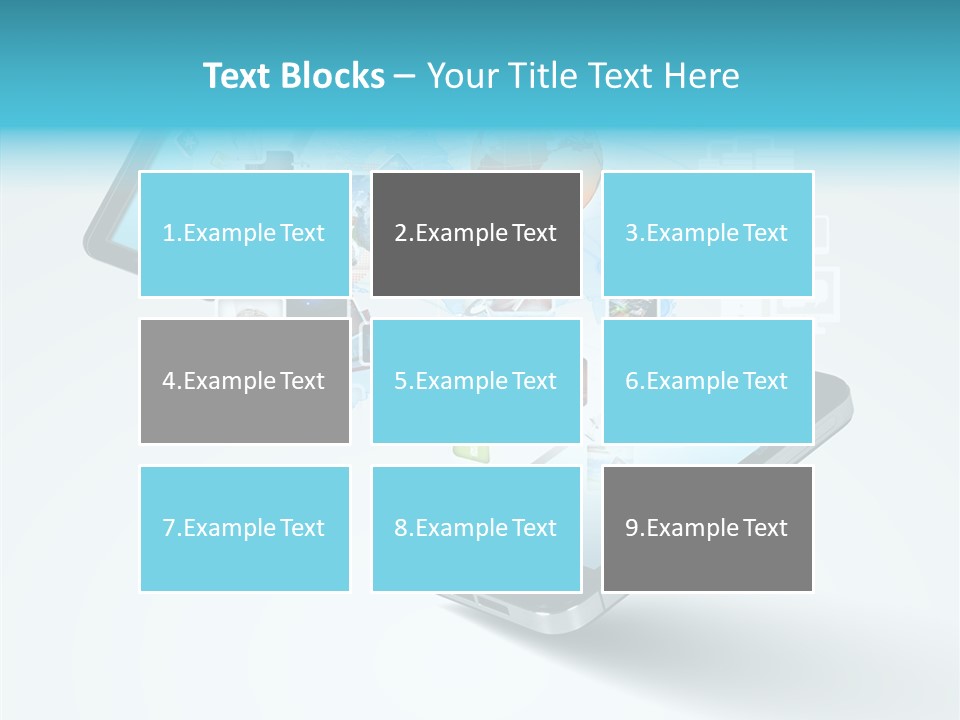 Global Cellphone Email PowerPoint Template