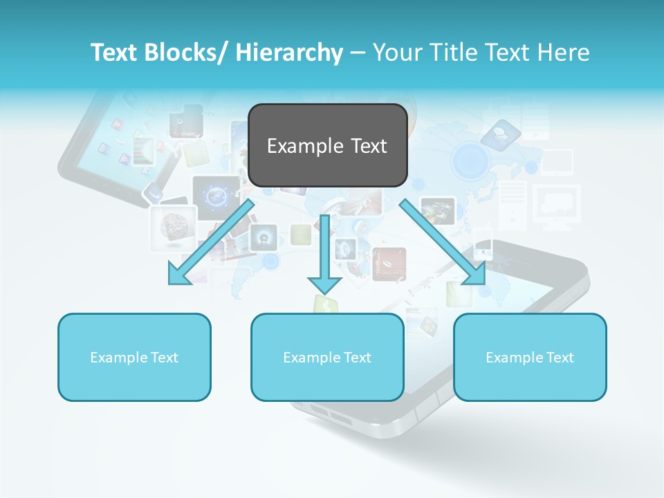 Global Cellphone Email PowerPoint Template