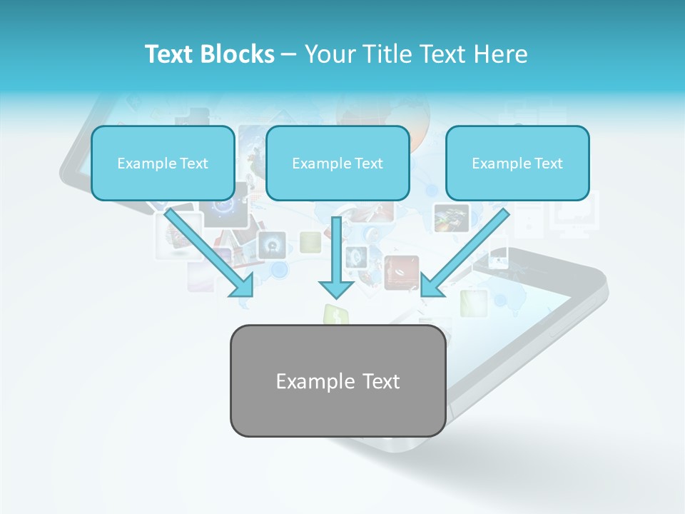 Global Cellphone Email PowerPoint Template