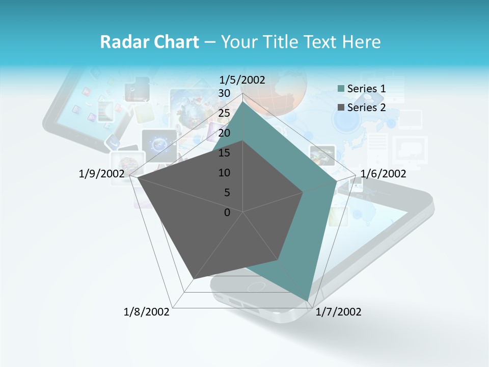 Global Cellphone Email PowerPoint Template