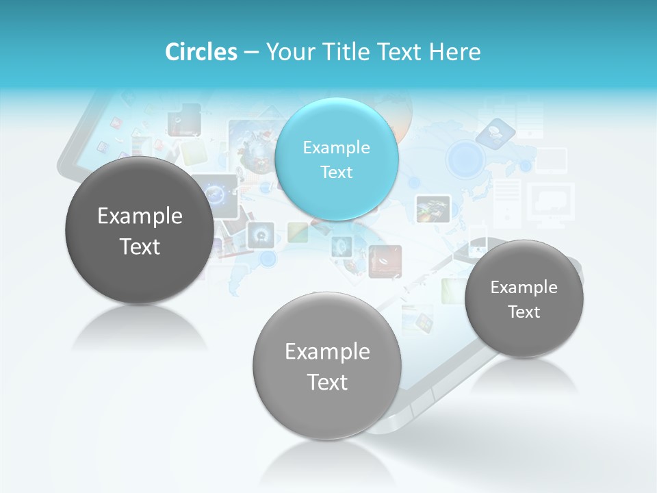 Global Cellphone Email PowerPoint Template