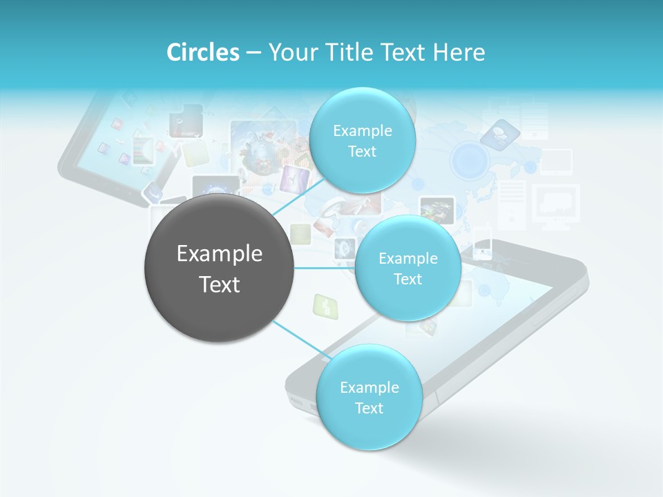 Global Cellphone Email PowerPoint Template