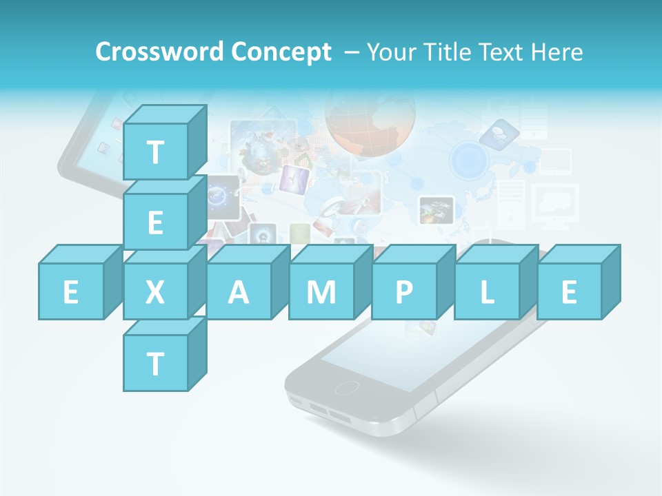 Global Cellphone Email PowerPoint Template