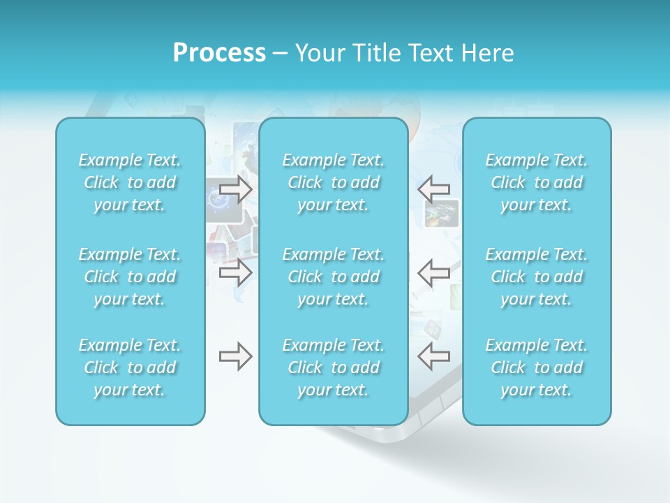 Global Cellphone Email PowerPoint Template