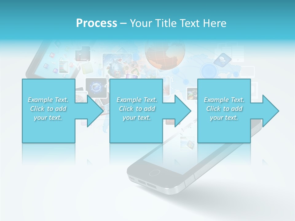 Global Cellphone Email PowerPoint Template