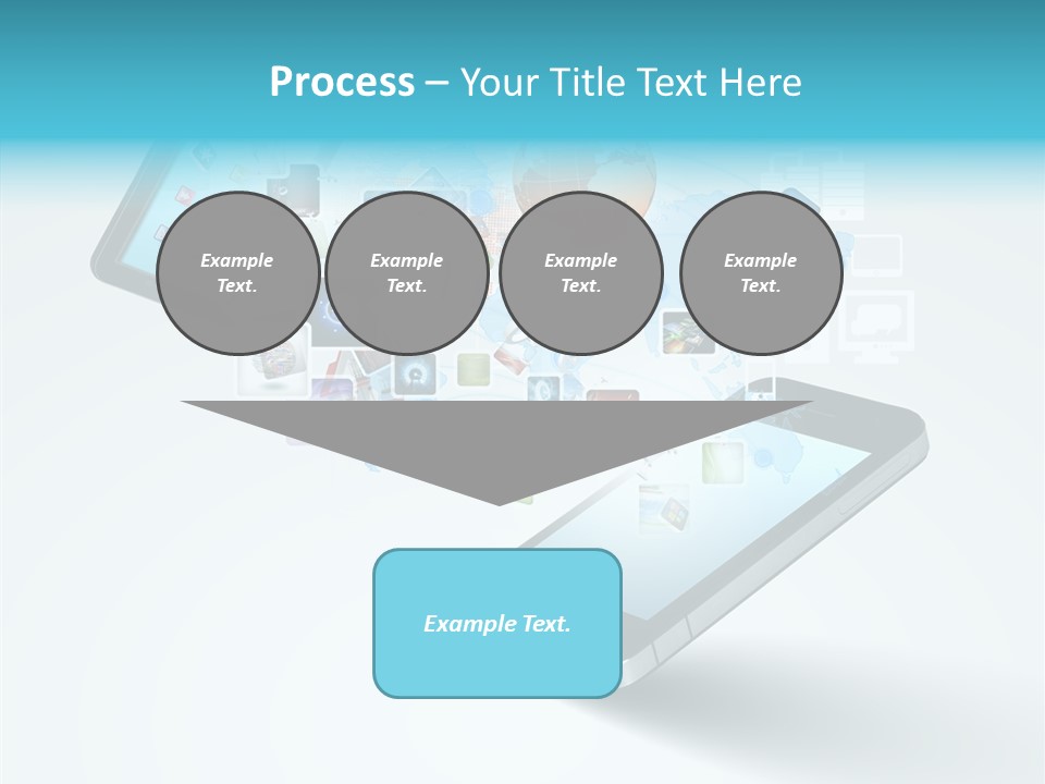 Global Cellphone Email PowerPoint Template