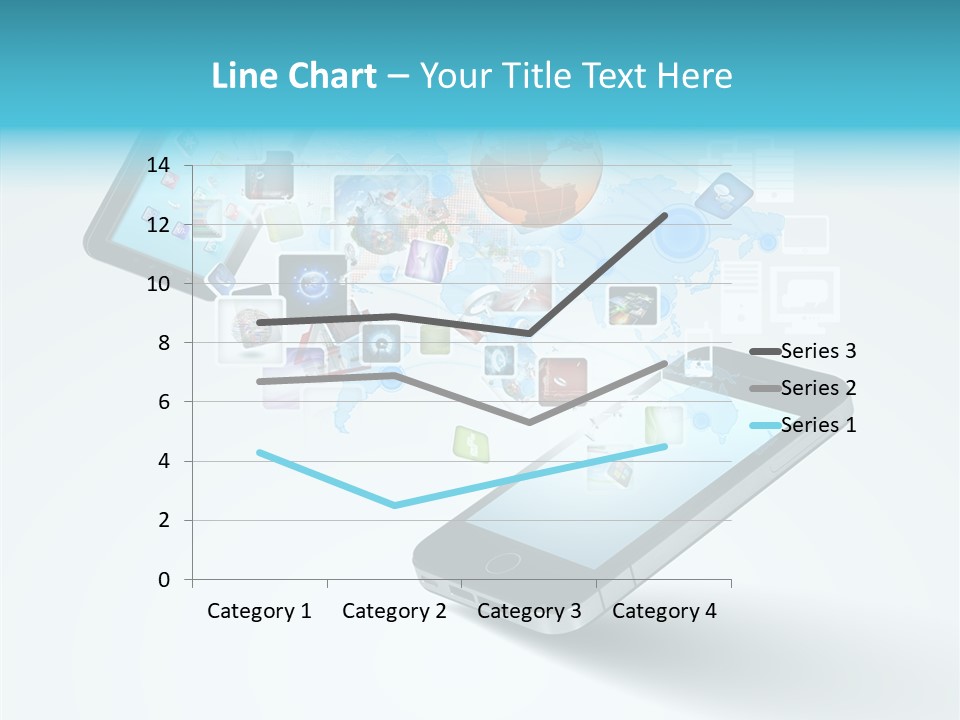 Global Cellphone Email PowerPoint Template