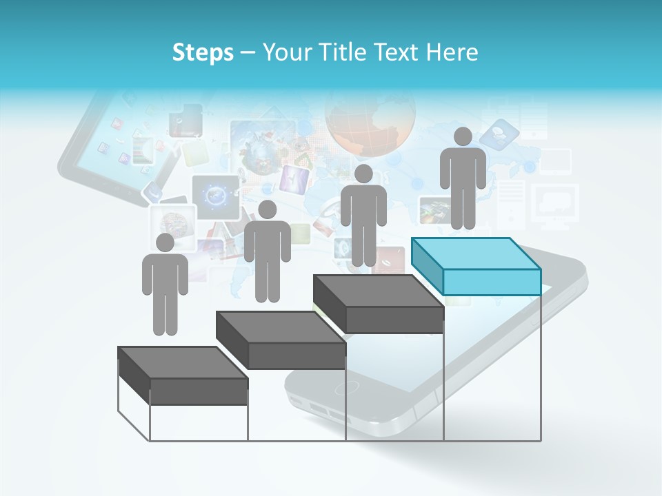 Global Cellphone Email PowerPoint Template