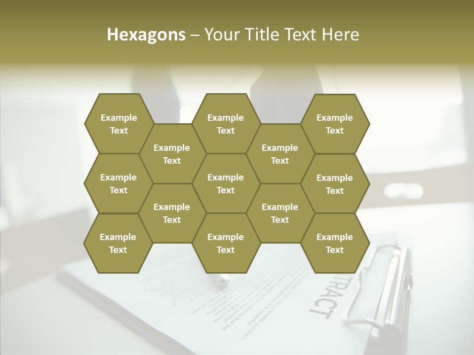 Pen Success Joined PowerPoint Template