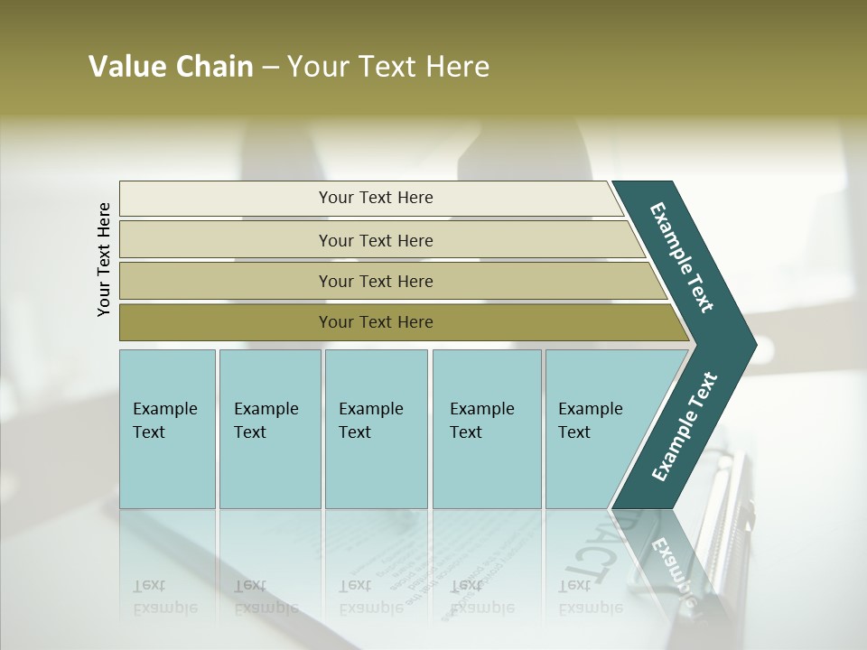 Pen Success Joined PowerPoint Template