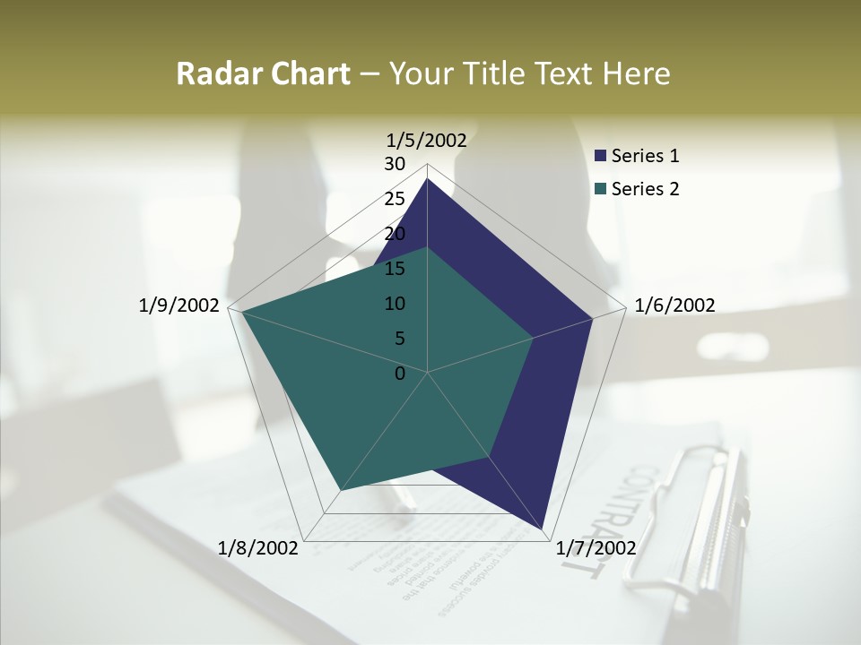 Pen Success Joined PowerPoint Template