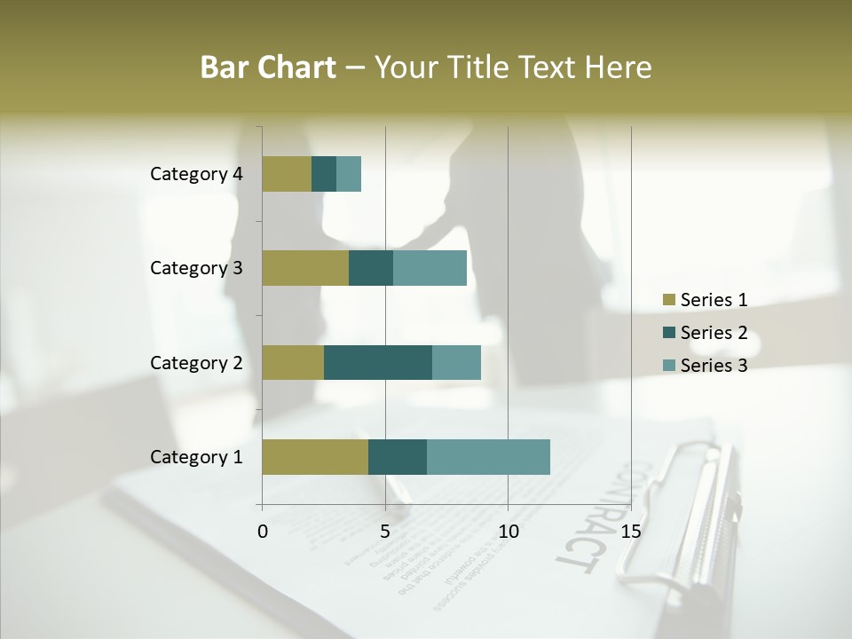 Pen Success Joined PowerPoint Template