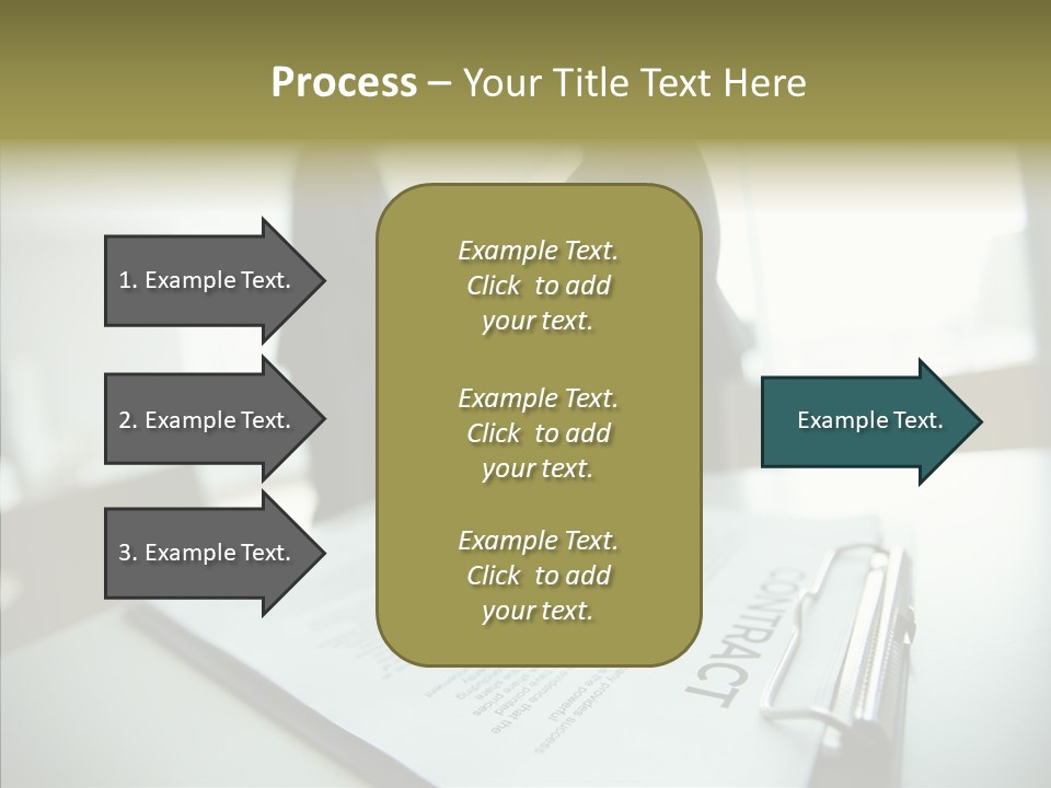 Pen Success Joined PowerPoint Template