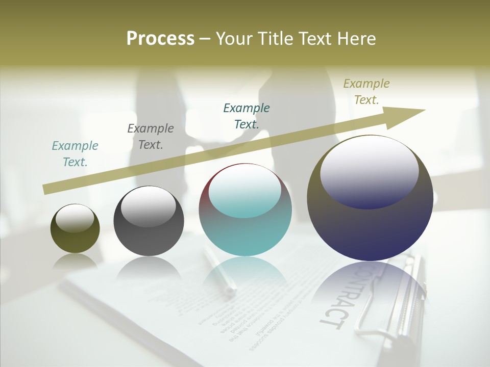 Pen Success Joined PowerPoint Template