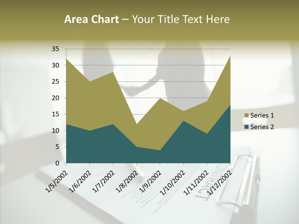 Pen Success Joined PowerPoint Template