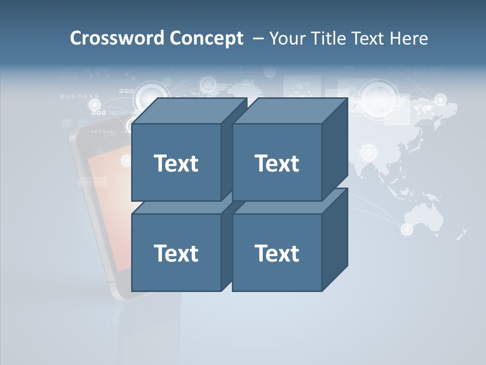 Email Wireless App PowerPoint Template