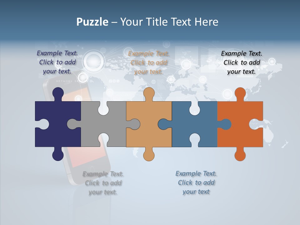 Email Wireless App PowerPoint Template