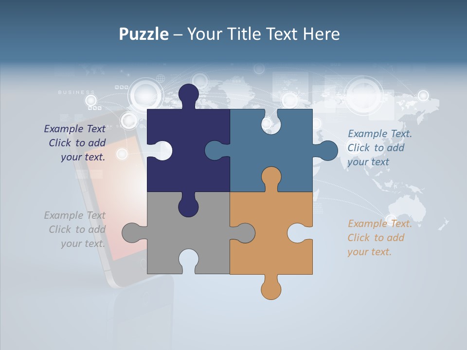 Email Wireless App PowerPoint Template