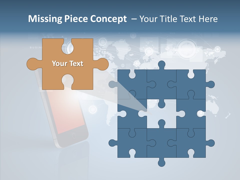 Email Wireless App PowerPoint Template