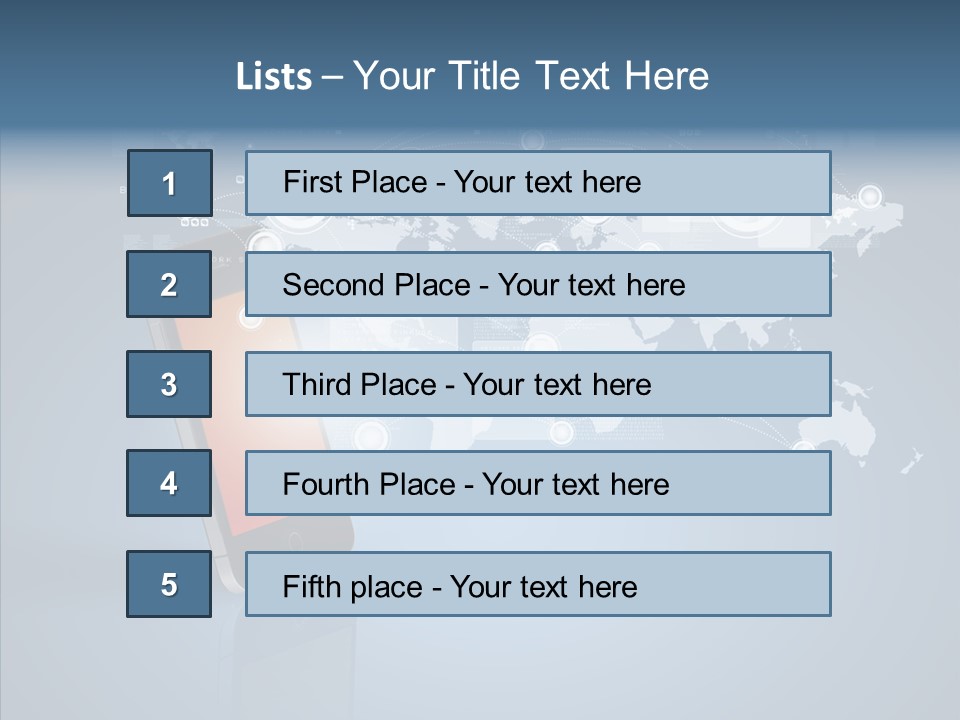 Email Wireless App PowerPoint Template