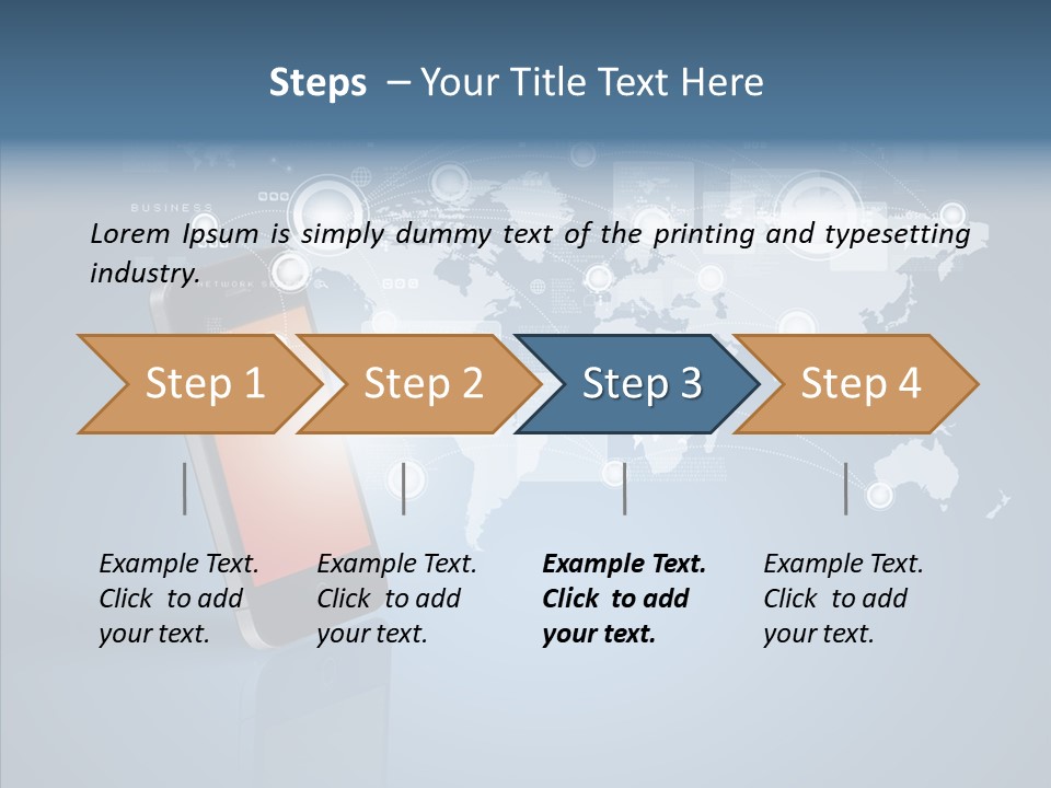 Email Wireless App PowerPoint Template