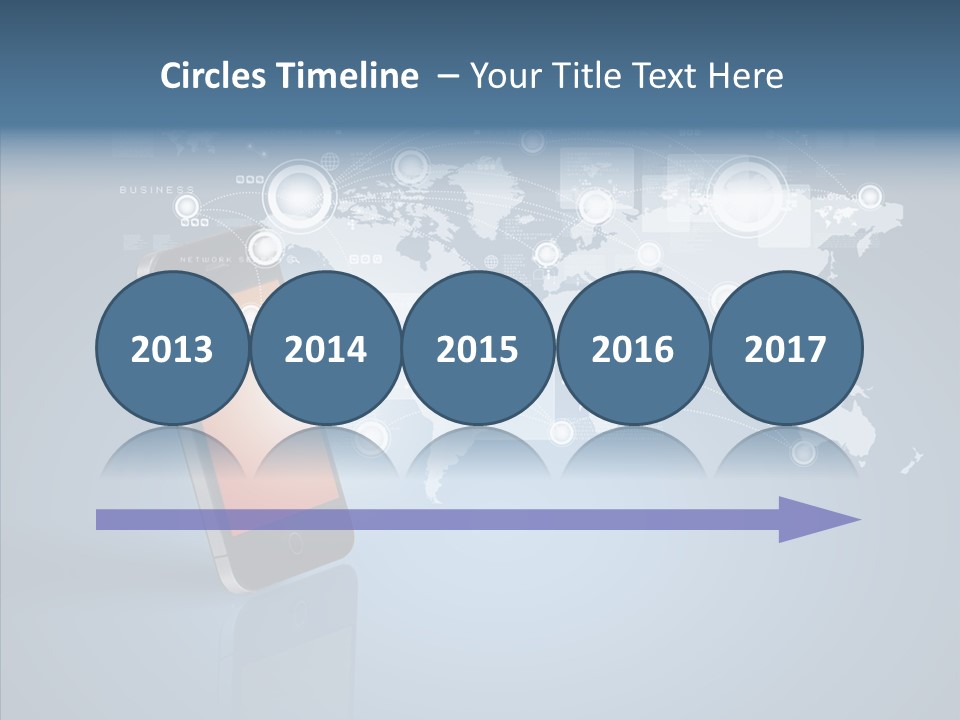 Email Wireless App PowerPoint Template