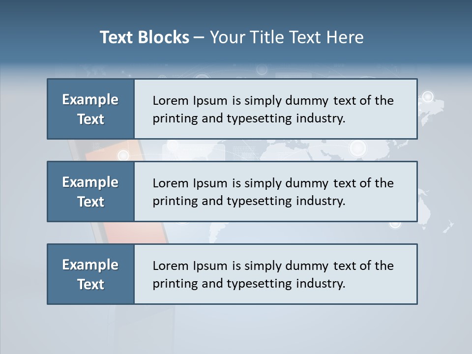 Email Wireless App PowerPoint Template