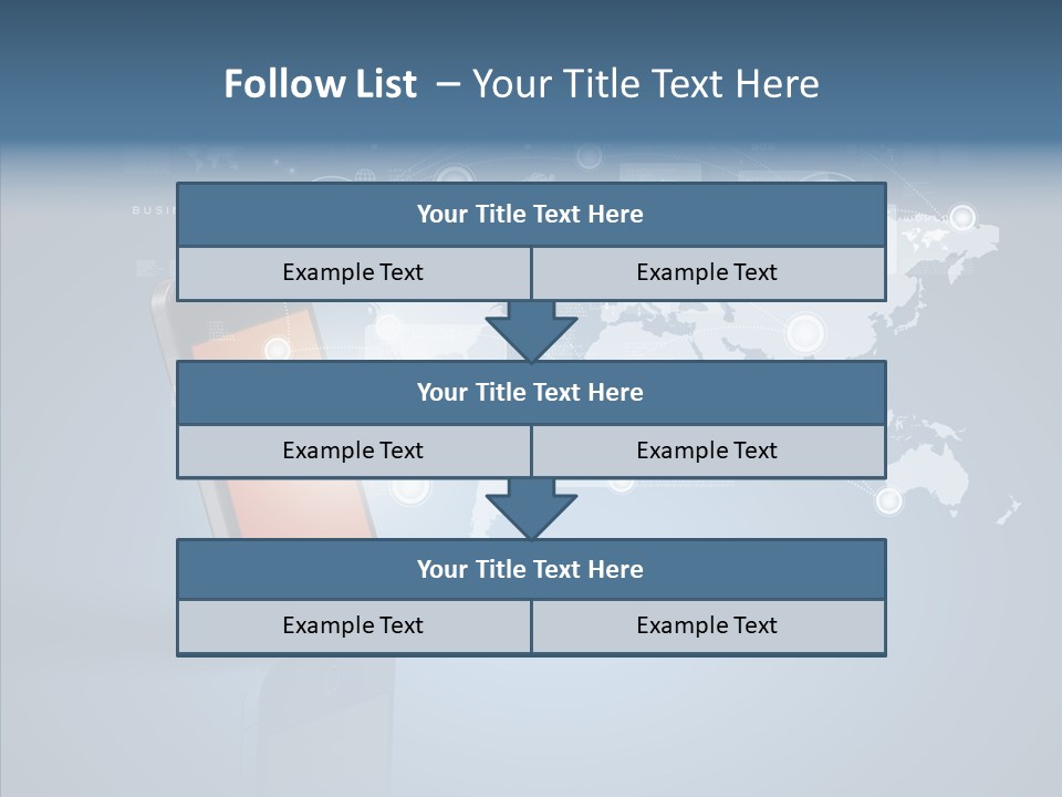 Email Wireless App PowerPoint Template