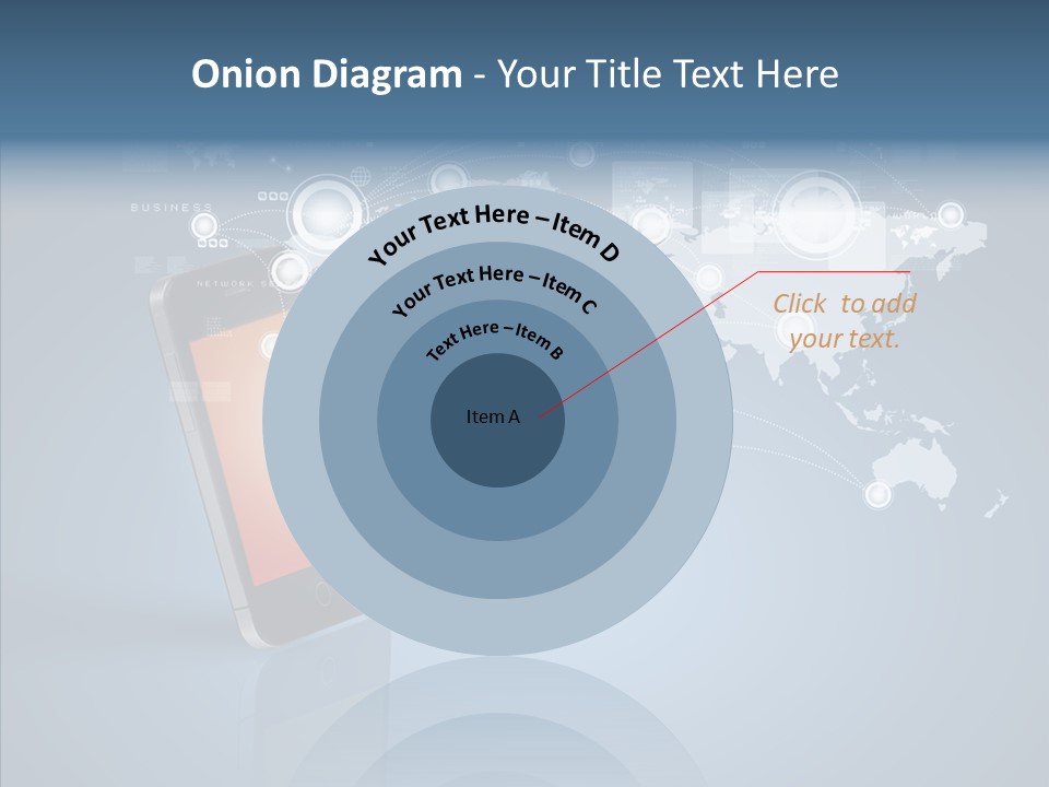 Email Wireless App PowerPoint Template