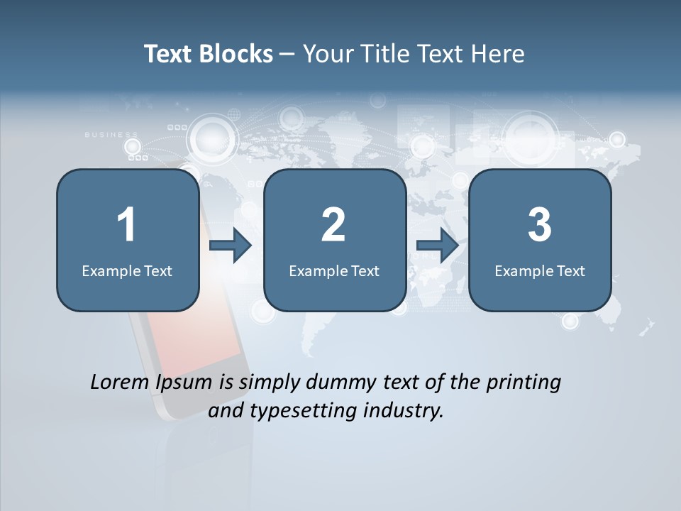 Email Wireless App PowerPoint Template