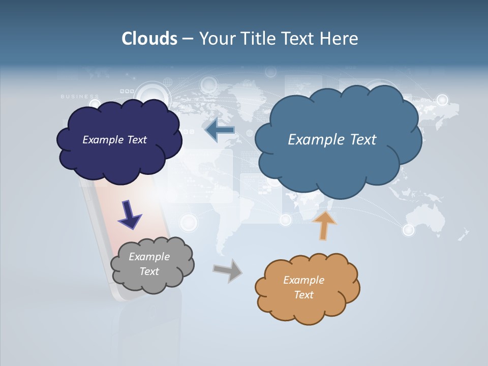 Email Wireless App PowerPoint Template