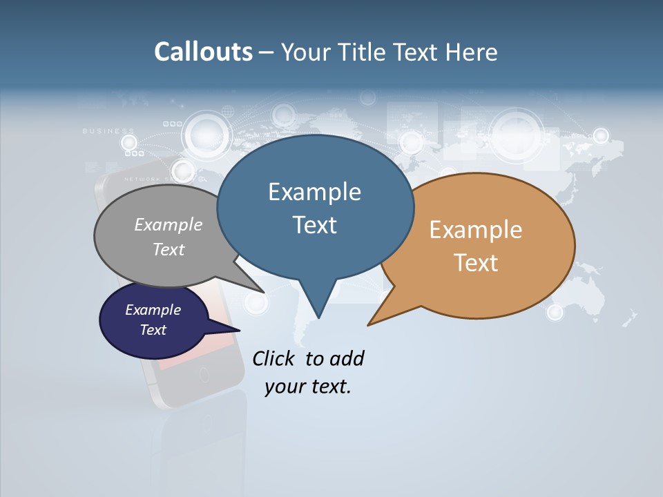 Email Wireless App PowerPoint Template
