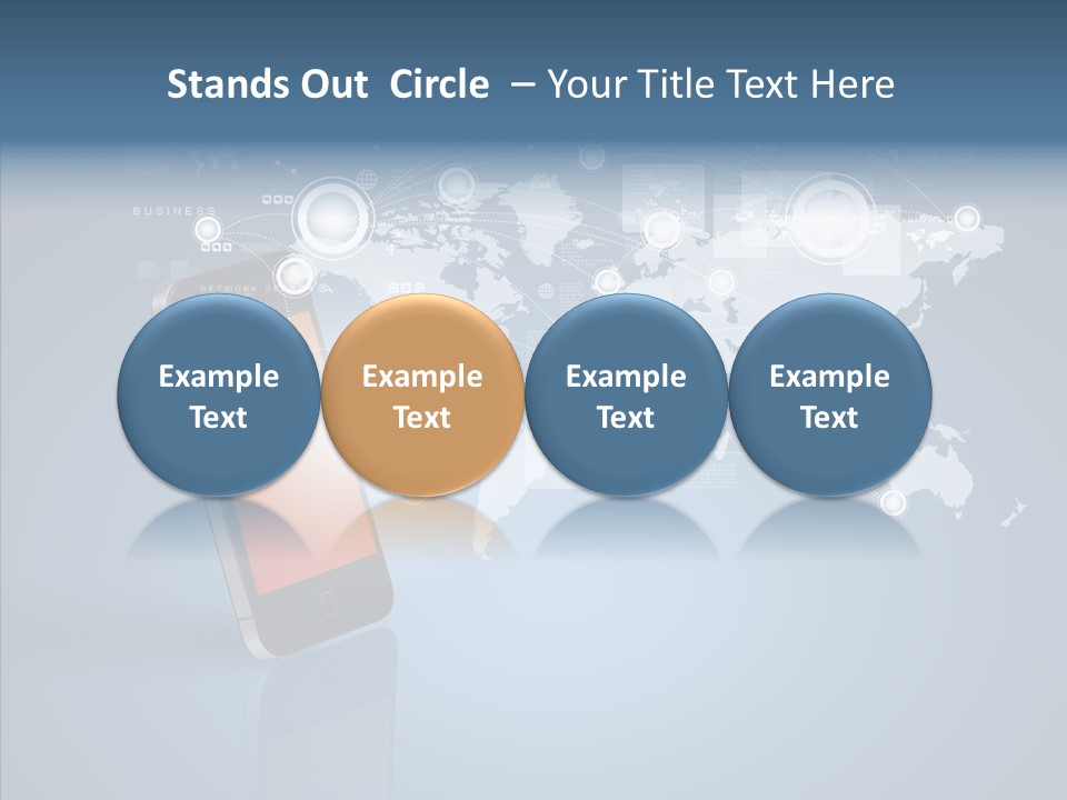Email Wireless App PowerPoint Template