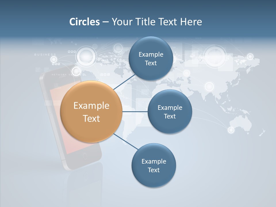 Email Wireless App PowerPoint Template