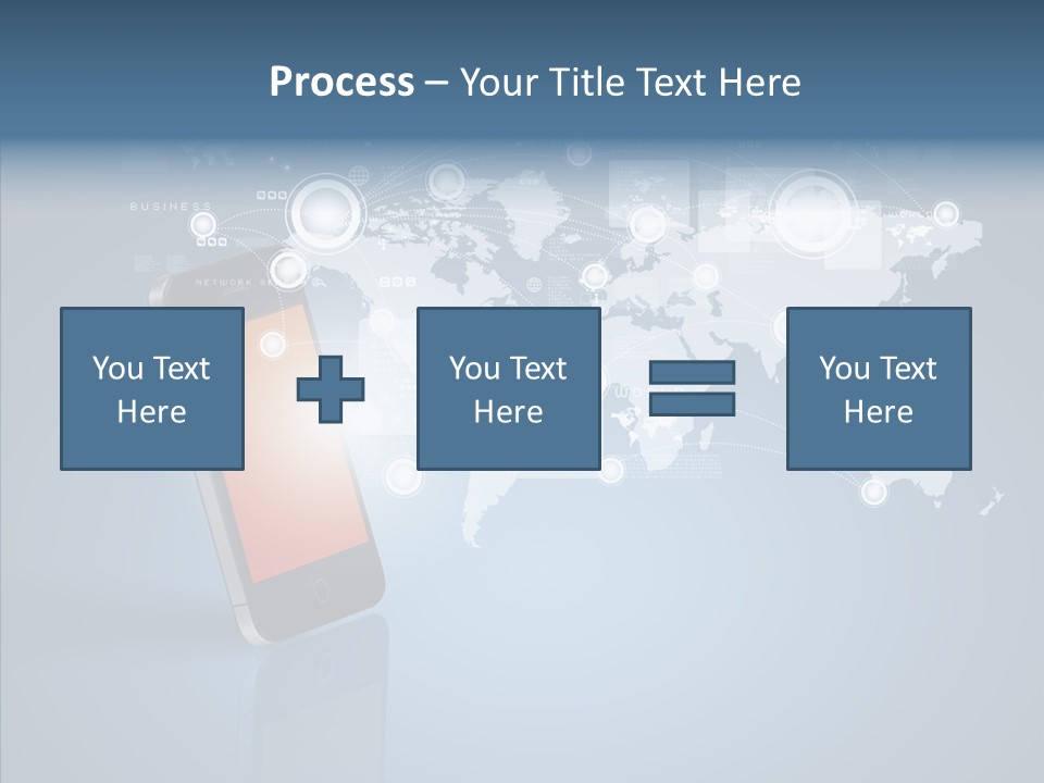 Email Wireless App PowerPoint Template