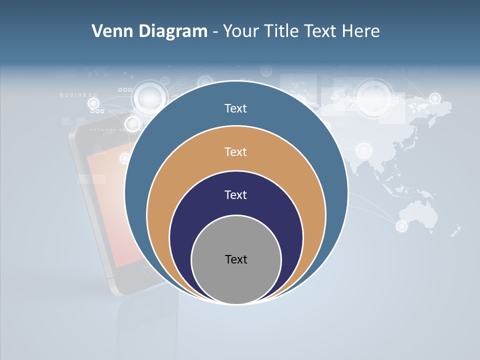 Email Wireless App PowerPoint Template