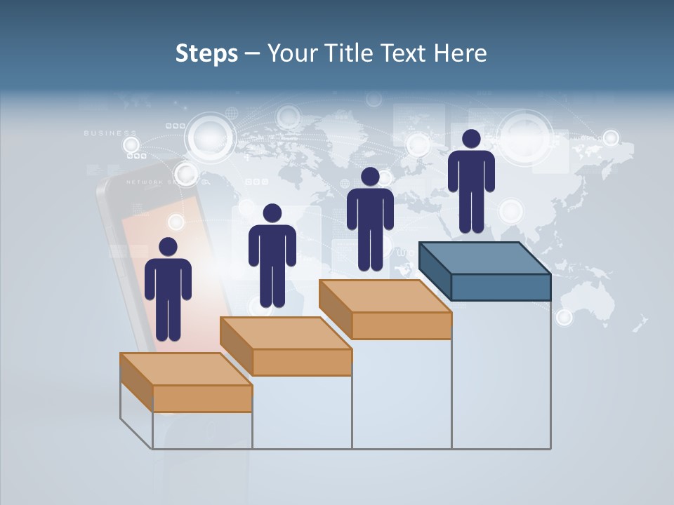 Email Wireless App PowerPoint Template