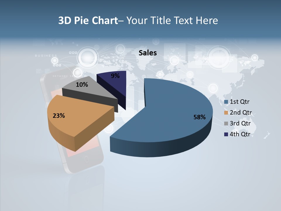 Email Wireless App PowerPoint Template
