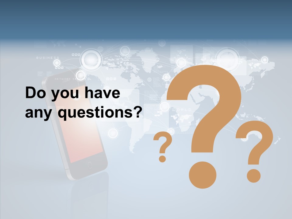 Email Wireless App PowerPoint Template