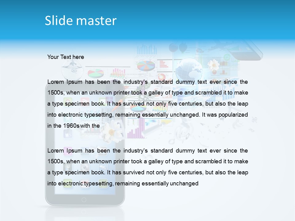 Button Mail System PowerPoint Template