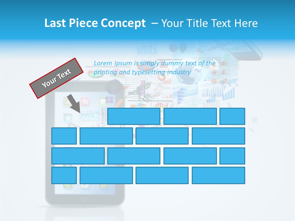 Button Mail System PowerPoint Template
