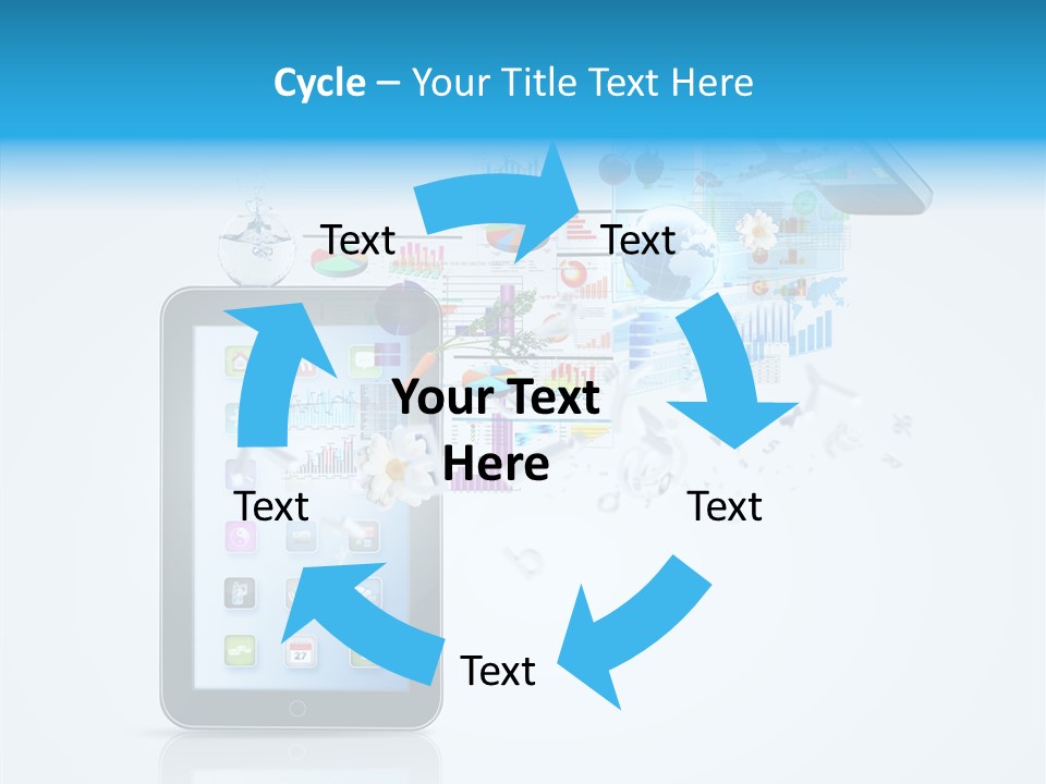 Button Mail System PowerPoint Template