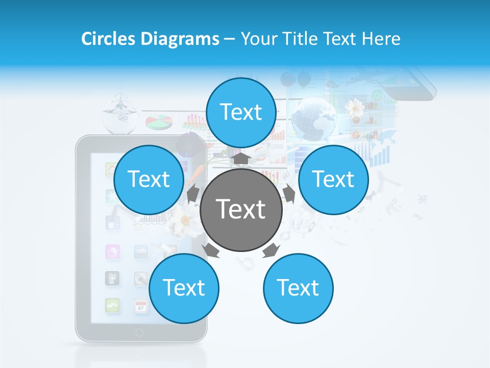 Button Mail System PowerPoint Template
