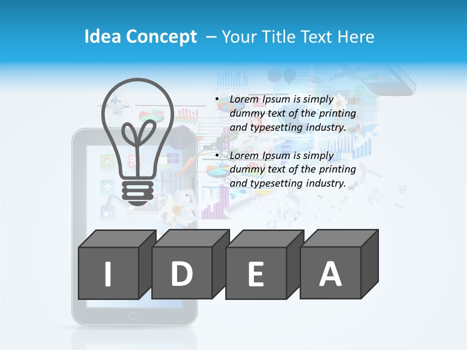 Button Mail System PowerPoint Template