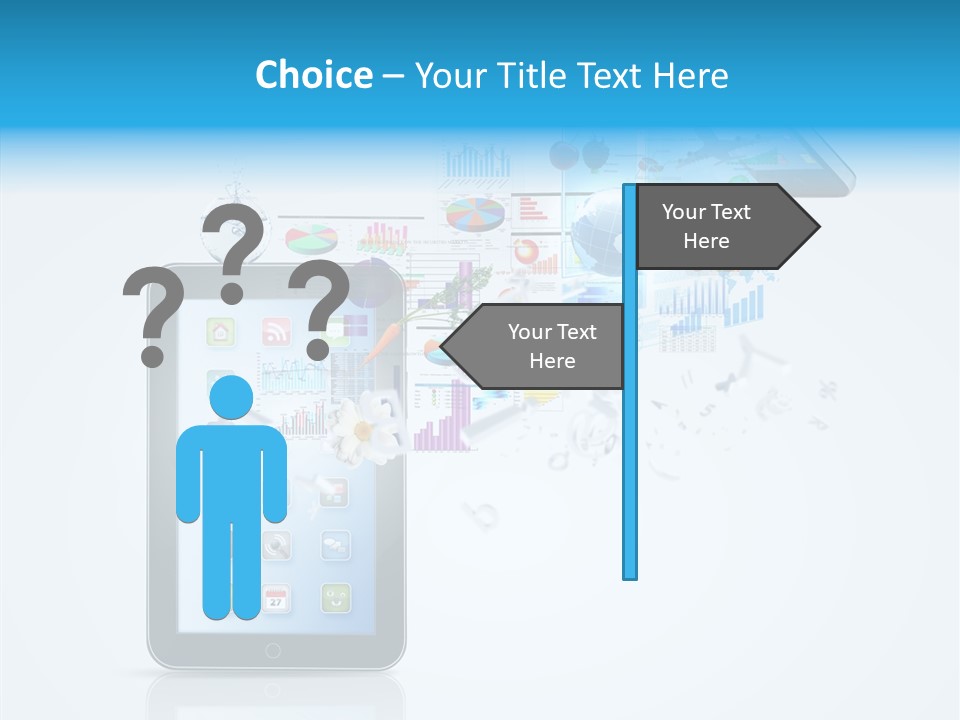 Button Mail System PowerPoint Template