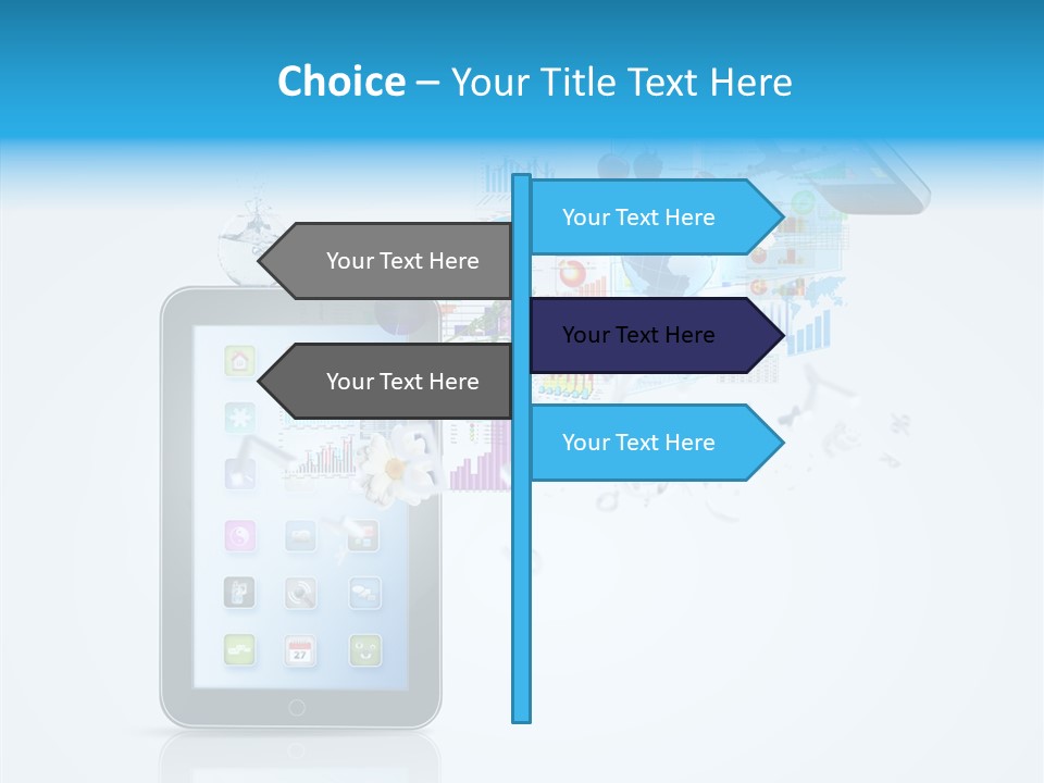 Button Mail System PowerPoint Template