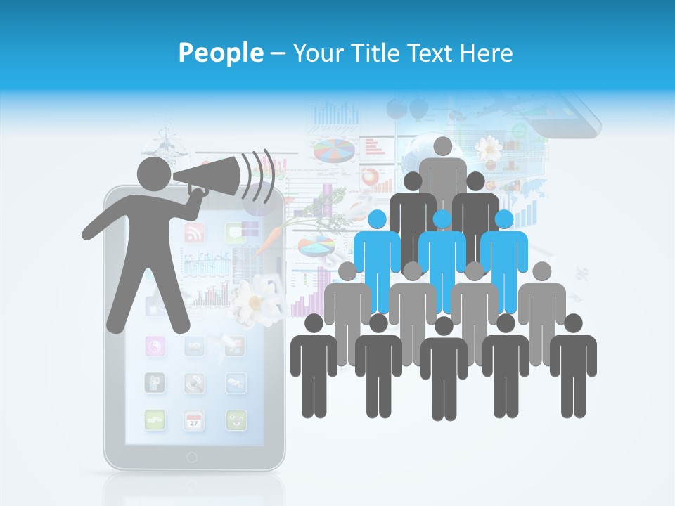 Button Mail System PowerPoint Template